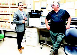 Along with a tour of the natural beauty of the area, Dr. Porimol Debnath visited the hospital and the clinic and met those who will soon be his colleagues.
