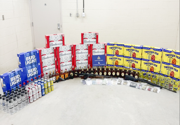 Police crack down on illegal liquor sales from an Ebb and Flow home