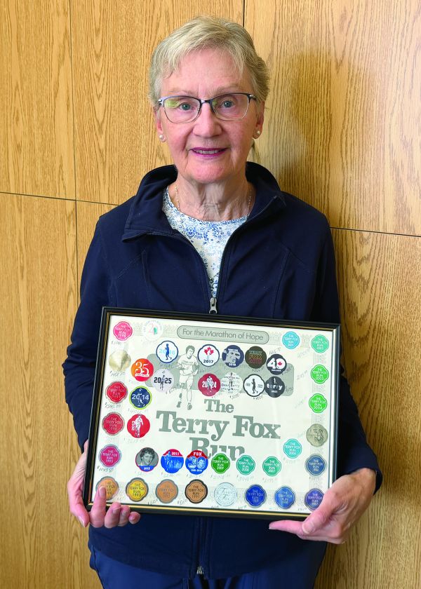 Dedicating over four decades of service to the Terry Fox Run