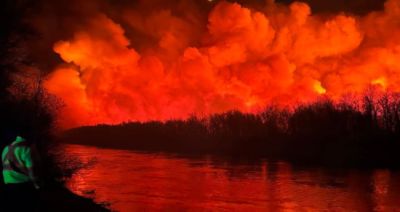 Fire causes temporary displacement