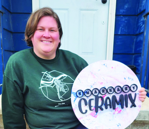 Creating a snarky work of art one plate at a time