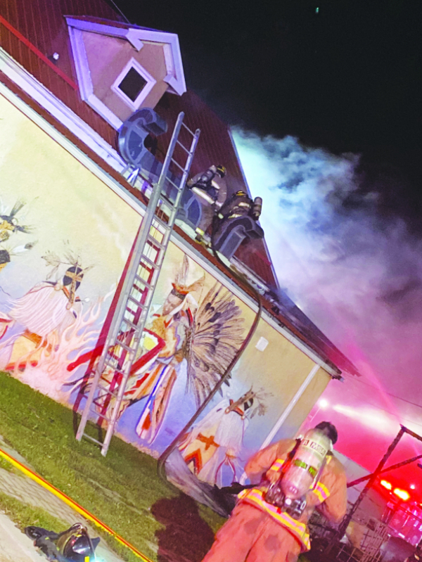 Fire consumes two downtown businesses