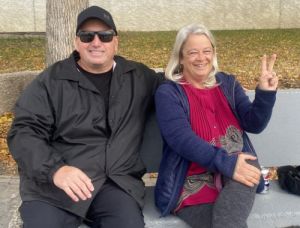 The travelling philosopher stops in The Pas to talk about life