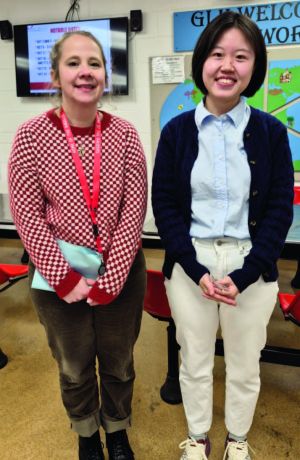 New staff at GLH Tamara Turner and Shiruo Li