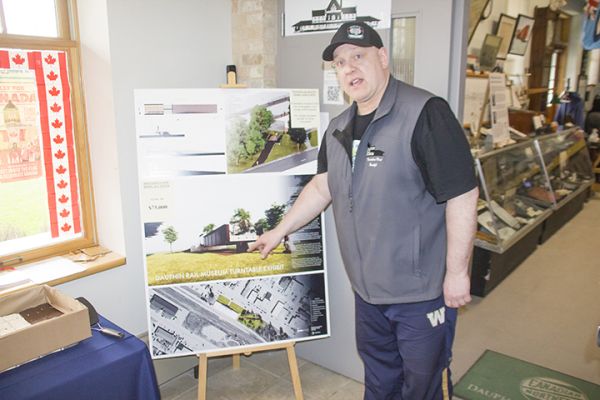 Dauphin Rail Museum holds turntable memorial project open house