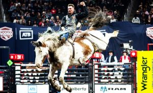 Larson named Canadian Rodeo Bareback Champion