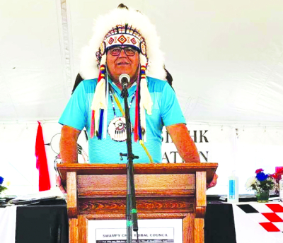 Chief Zastre elected as Grand Chief of Swampy Cree