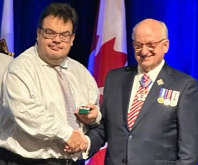 Ritzer awarded the King Charles III Coronation Medal for paramedic efforts