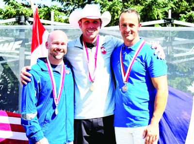 Kole Magnowski, son of Tom and Keneen Magnowski, took home the gold medal in the IWWF World Waterski Championships in the over 35 ski jumping category.