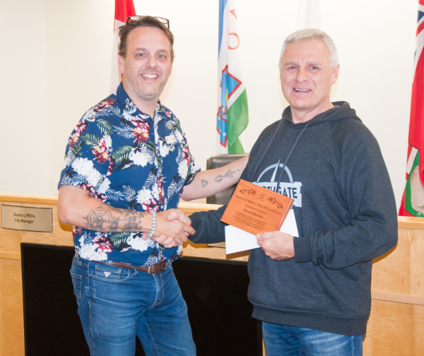Mayor surprised with award from Canadian Parks and Recreation Association