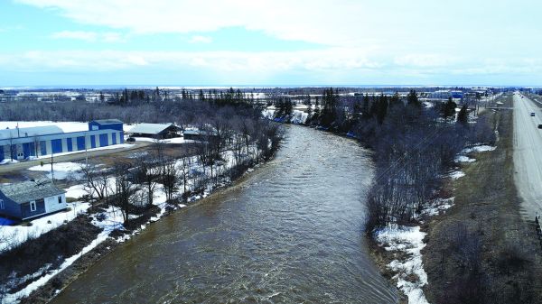 Ice breaks, river flows