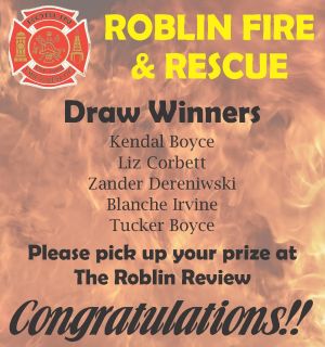 Roblin Fire &amp; Rescue Draw Winners