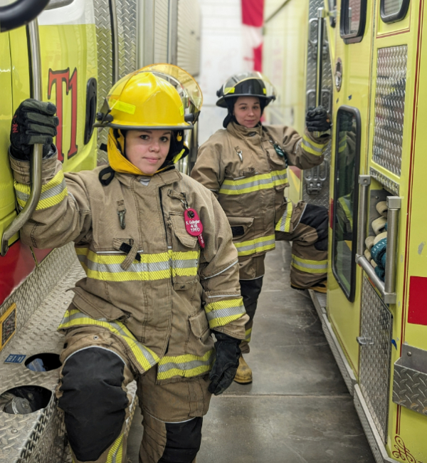 All in a woman’s line of duty