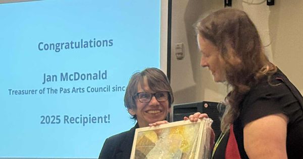 McDonald receive Manitoba Arts Council Award