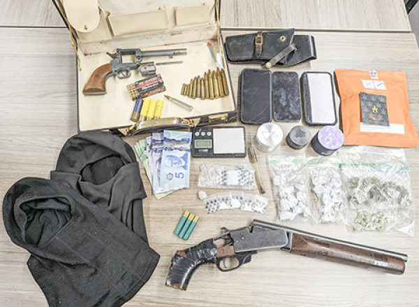 Winnipegosis RCMP seize guns and drugs