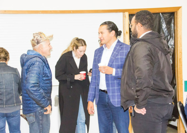 NDP leader adresses rural issues a local townhall