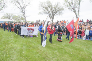 Mountain View School Division and Assiniboine Community College Parkland Campus hosted their annual Graduation Powwow, May 16, at the Dauphin Recreation Services grounds in Dauphin. The 12th annual event is a chance to honour all of the graduates in the Parkland for their achievements and wish them well in their future endeavors as powwows represent all peoples coming together in dance to celebrate one another and their diversity. 