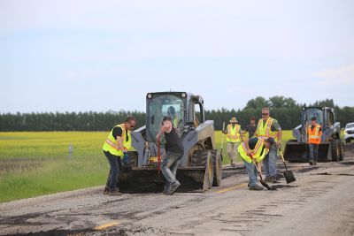 Ditch road repairs